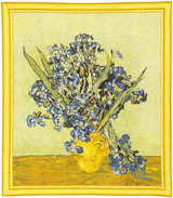 D155-2201-30*26 Iris Van Gogh Tapestries: Tapestry gallery - Over 1500 tapestries and tapestry decorating accessories - Finest quality - Wide selection - Competitive prices - Source for wholesale tap