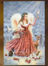 D155-2321-53*35 Christmas Angel Tapestries: Tapestry gallery - Over 1500 tapestries and tapestry decorating accessories - Finest quality - Wide selection - Competitive prices - Source for wholesale t