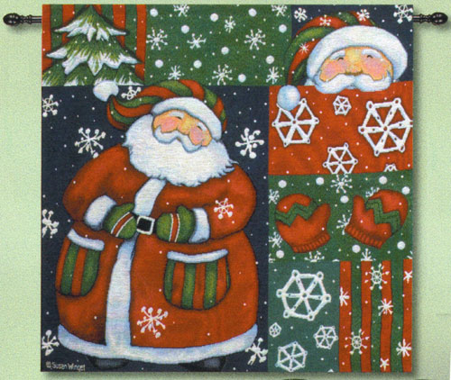 D155-2349-26*26 Snow Much Fun Santa Tapestries: Tapestry gallery - Over 1500 tapestries and tapestry decorating accessories - Finest quality - Wide selection - Competitive prices - Source for wholesa