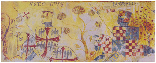 D155-2357-32*79 Chevaliers Tapestries: Tapestry gallery - Over 1500 tapestries and tapestry decorating accessories - Finest quality - Wide selection - Competitive prices - Source for wholesale tapest