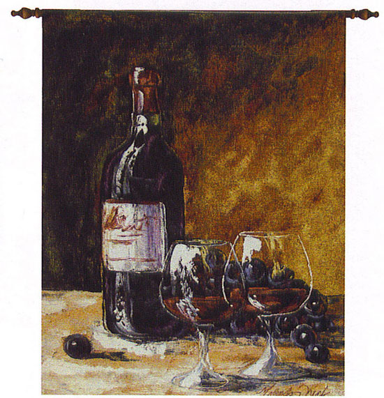 D155-2380-30*24 Mellow Merlot Tapestries: Tapestry gallery - Over 1500 tapestries and tapestry decorating accessories - Finest quality - Wide selection - Competitive prices - Source for wholesale tap
