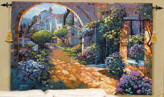 D155-2390-35*53 Villa Ciprani Archway Tapestries: Tapestry gallery - Over 1500 tapestries and tapestry decorating accessories - Finest quality - Wide selection - Competitive prices - Source for whole