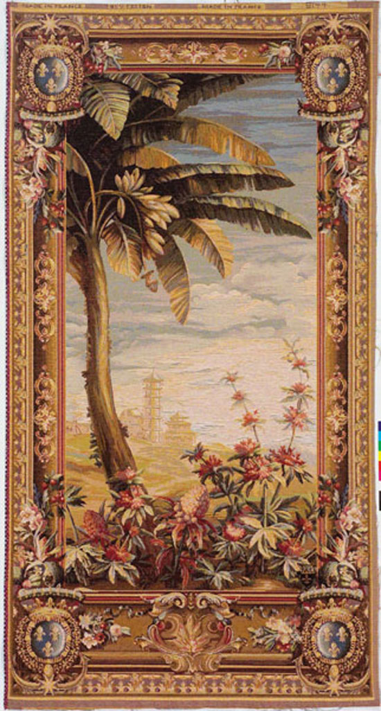 D155-2395-58*28 La Recolte des Ananas 9144 Tapestries: Tapestry gallery - Over 1500 tapestries and tapestry decorating accessories - Finest quality - Wide selection - Competitive prices - Source for 