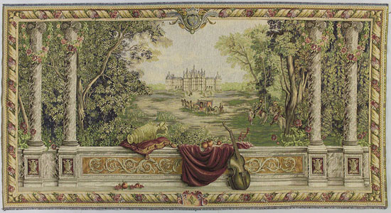 D155-2397-58*110 Verdure au Chateau Tapestries: Tapestry gallery - Over 1500 tapestries and tapestry decorating accessories - Finest quality - Wide selection - Competitive prices - Source for wholesa