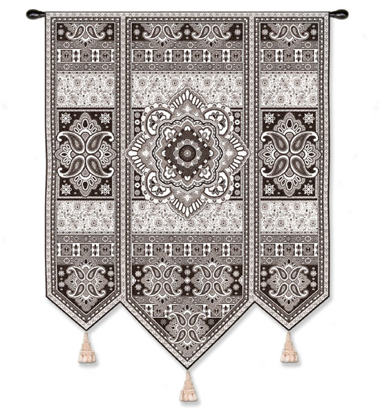 D155-2422-67*53 Masala Licorice Tapestries: Tapestry gallery - Over 1500 tapestries and tapestry decorating accessories - Finest quality - Wide selection - Competitive prices - Source for wholesale t