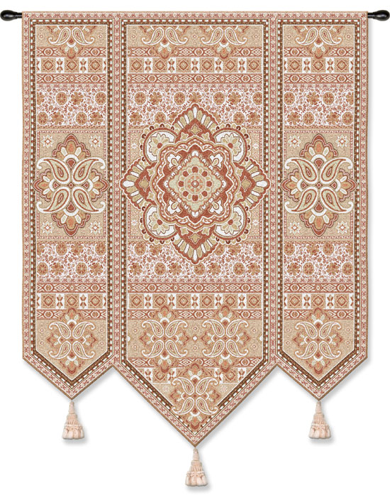 D155-2423-67*53 Masala Clove Tapestries: Tapestry gallery - Over 1500 tapestries and tapestry decorating accessories - Finest quality - Wide selection - Competitive prices - Source for wholesale tape