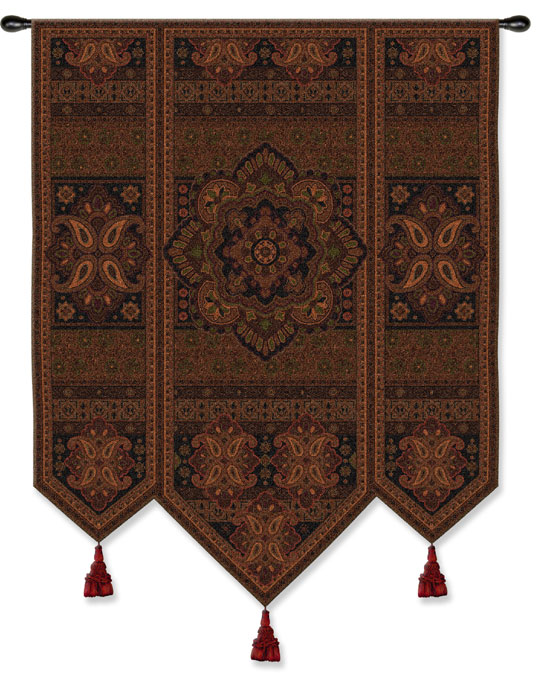 D155-2426-67*53 Masala Cinnamon Tapestries: Tapestry gallery - Over 1500 tapestries and tapestry decorating accessories - Finest quality - Wide selection - Competitive prices - Source for wholesale t