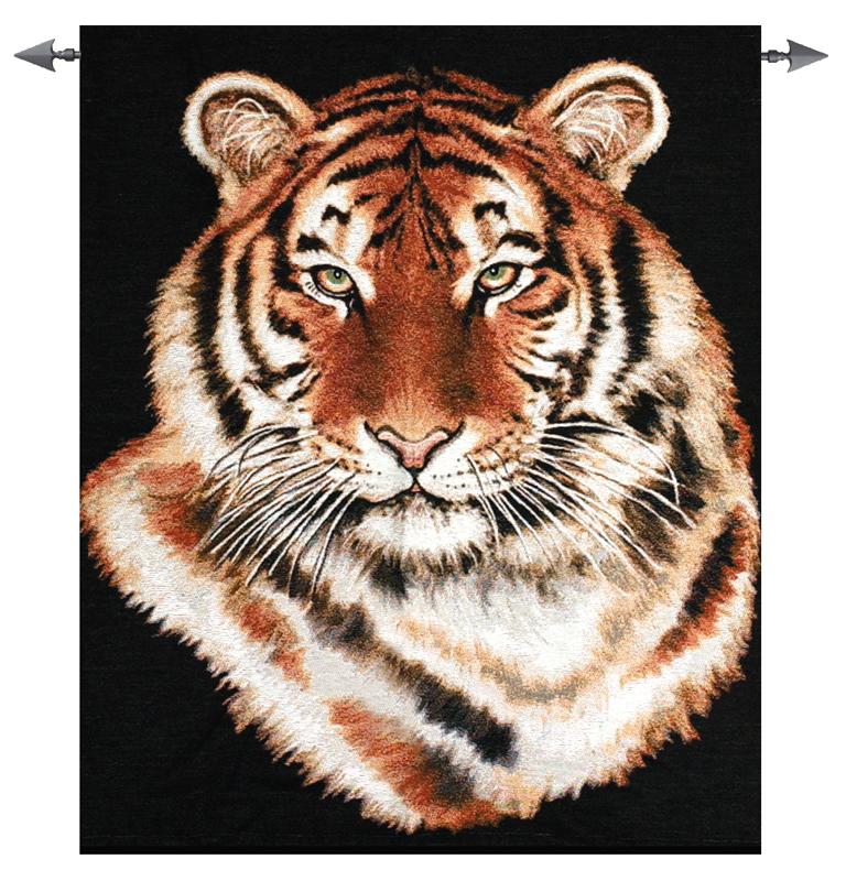 D155-2563-42*35 Majestic Tiger Tapestries: Tapestry gallery - Over 1500 tapestries and tapestry decorating accessories - Finest quality - Wide selection - Competitive prices - Source for wholesale ta