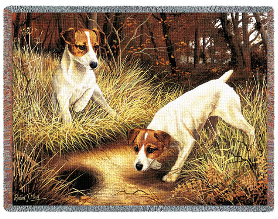 D155-2590-54*70 Jack Russell (Dogs) Tapestries: Tapestry gallery - Over 1500 tapestries and tapestry decorating accessories - Finest quality - Wide selection - Competitive prices - Source for wholesa