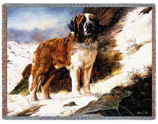 D155-2591-54*70 Saint Bernard (Dogs) Tapestries: Tapestry gallery - Over 1500 tapestries and tapestry decorating accessories - Finest quality - Wide selection - Competitive prices - Source for wholes
