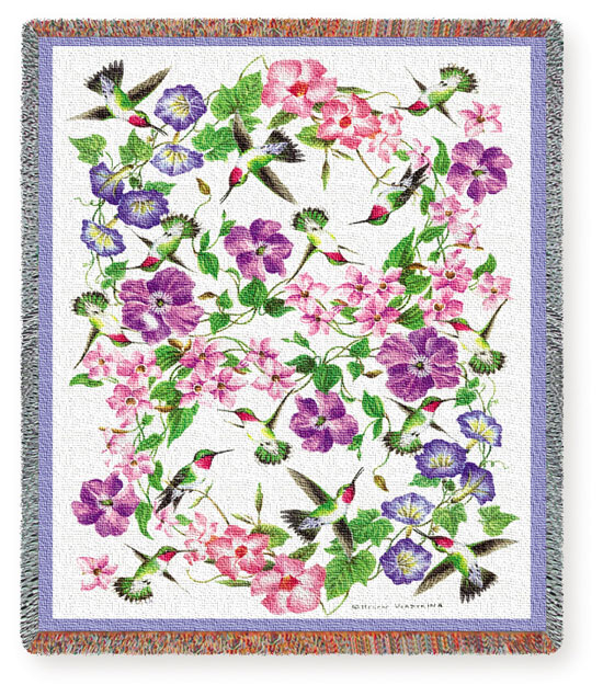 D155-2616-70*54 Hummingbirds (Birds) Tapestries: Tapestry gallery - Over 1500 tapestries and tapestry decorating accessories - Finest quality - Wide selection - Competitive prices - Source for wholes