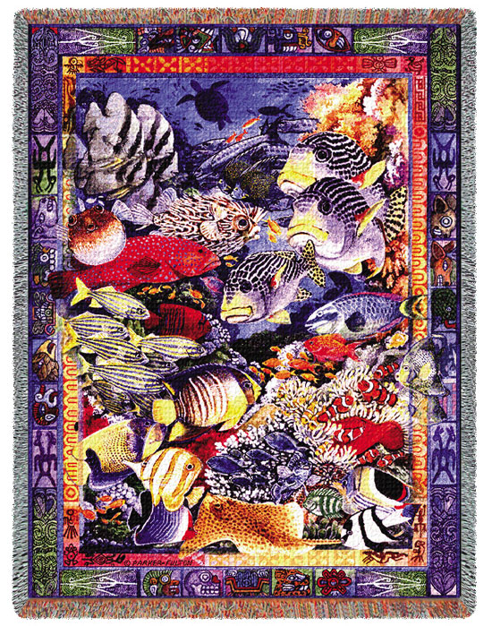 D155-2625-70*56 Undersea Paradise (Nature) Tapestries: Tapestry gallery - Over 1500 tapestries and tapestry decorating accessories - Finest quality - Wide selection - Competitive prices - Source for 