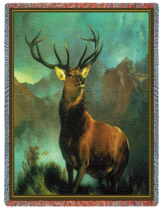 D155-2636-70*54 Monarch of the Glen (Lodge) Throw Tapestries: Tapestry gallery - Over 1500 tapestries and tapestry decorating accessories - Finest quality - Wide selection - Competitive prices - Sour