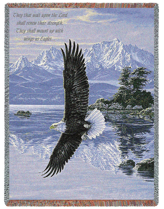 D155-2639-70*54 Soaring Eagle (Lodge) Tapestries: Tapestry gallery - Over 1500 tapestries and tapestry decorating accessories - Finest quality - Wide selection - Competitive prices - Source for whole