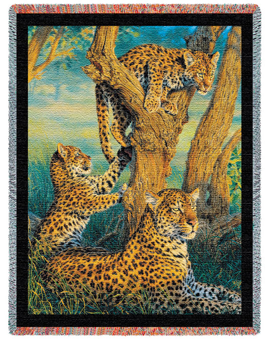 D155-2647-70*54 Leopards (Tropical) Tapestries: Tapestry gallery - Over 1500 tapestries and tapestry decorating accessories - Finest quality - Wide selection - Competitive prices - Source for wholesa