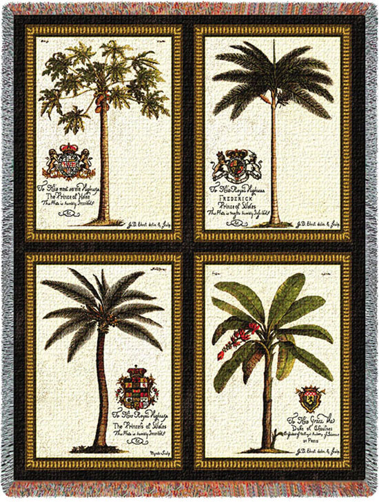 D155-2655-70*54 Royal Palms (Tropical) Tapestries: Tapestry gallery - Over 1500 tapestries and tapestry decorating accessories - Finest quality - Wide selection - Competitive prices - Source for whol