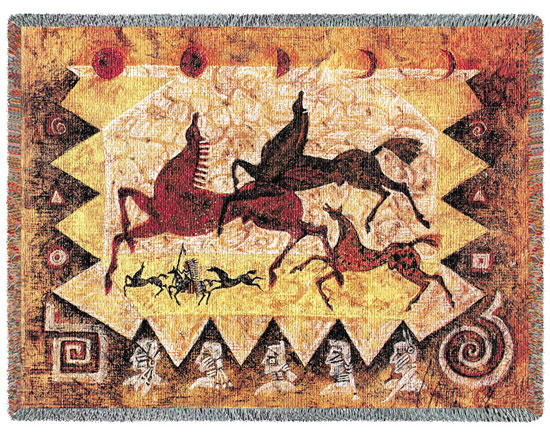 D155-2658-54*70 Oglalas Story (Western) Tapestries: Tapestry gallery - Over 1500 tapestries and tapestry decorating accessories - Finest quality - Wide selection - Competitive prices - Source for who