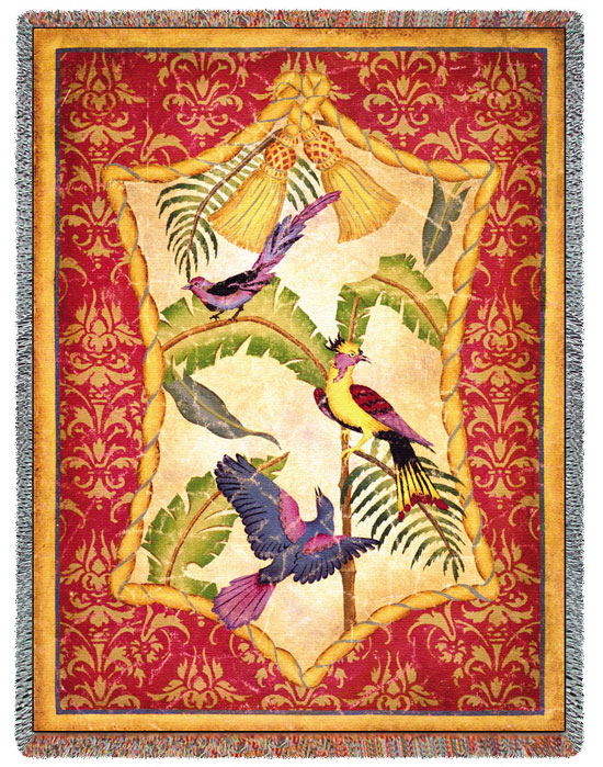 D155-2660-70*54 Aviary II (Birds) Tapestries: Tapestry gallery - Over 1500 tapestries and tapestry decorating accessories - Finest quality - Wide selection - Competitive prices - Source for wholesale