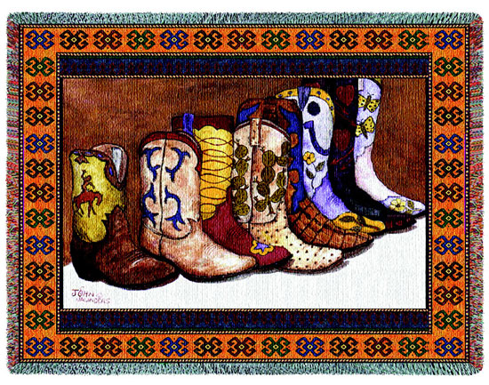 D155-2661-54*70 Showing Off (Western) Tapestries: Tapestry gallery - Over 1500 tapestries and tapestry decorating accessories - Finest quality - Wide selection - Competitive prices - Source for whole