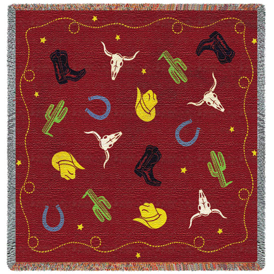 D155-2664-54*54 Cowboy Days (Western) Tapestries: Tapestry gallery - Over 1500 tapestries and tapestry decorating accessories - Finest quality - Wide selection - Competitive prices - Source for whole