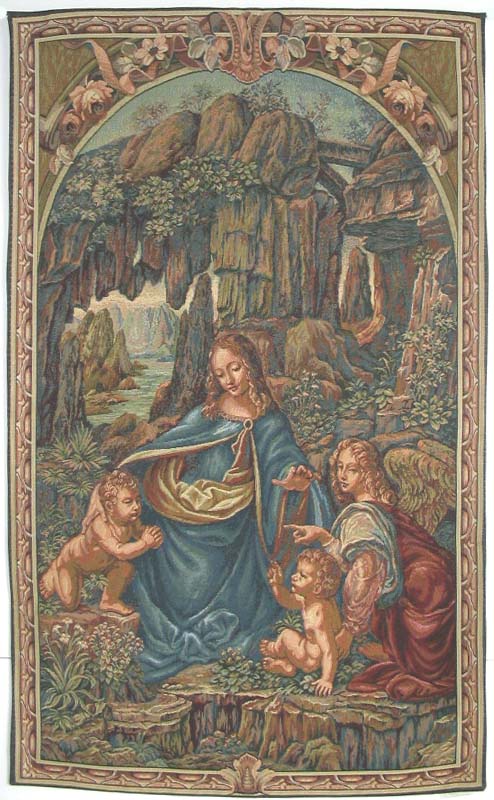 D155-267-42*27 Vierge Roc Tapestries: Tapestry gallery - Over 1500 tapestries and tapestry decorating accessories - Finest quality - Wide selection - Competitive prices - Source for wholesale tapestr