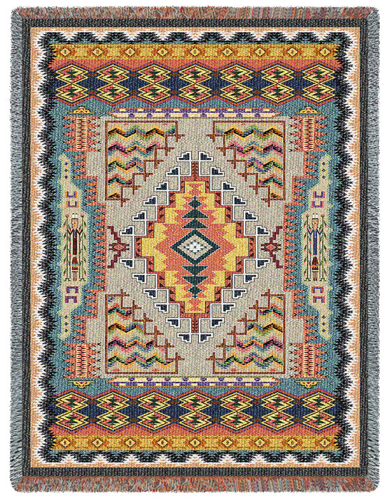 D155-2670-70*54 Southwest Turquoise (Western) Tapestries: Tapestry gallery - Over 1500 tapestries and tapestry decorating accessories - Finest quality - Wide selection - Competitive prices - Source f