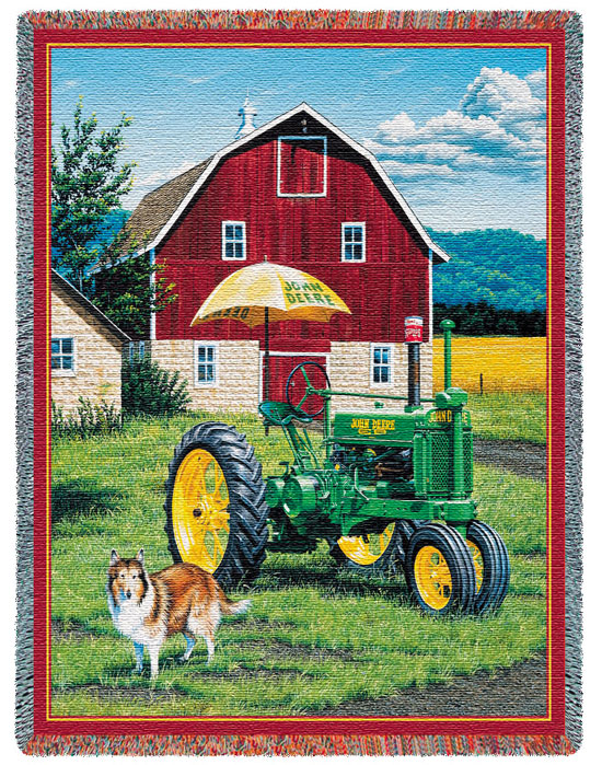 D155-2678-70*54 Grandpa Lloyd (John Deere) Tapestries: Tapestry gallery - Over 1500 tapestries and tapestry decorating accessories - Finest quality - Wide selection - Competitive prices - Source for 
