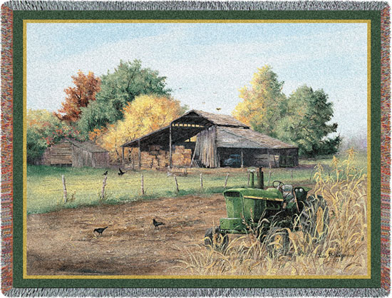 D155-2680-54*70 End of Harvest (John Deere) Tapestries: Tapestry gallery - Over 1500 tapestries and tapestry decorating accessories - Finest quality - Wide selection - Competitive prices - Source for