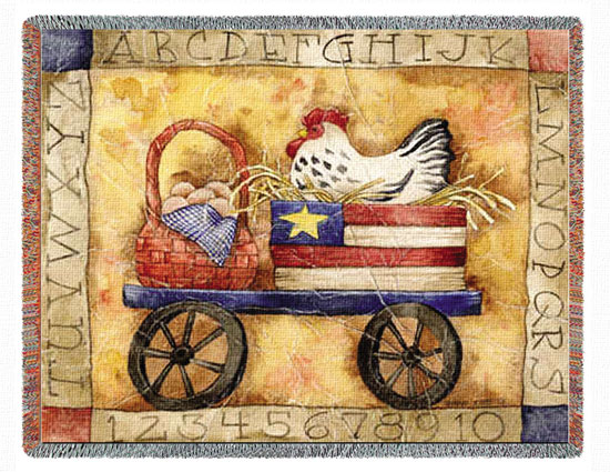 D155-2683-54*70 A Chicken in Every Pot (Americana) Tapestries: Tapestry gallery - Over 1500 tapestries and tapestry decorating accessories - Finest quality - Wide selection - Competitive prices - Sou