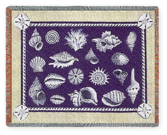D155-2726-54*70 Shell Collection (Coastal) Tapestries: Tapestry gallery - Over 1500 tapestries and tapestry decorating accessories - Finest quality - Wide selection - Competitive prices - Source for 