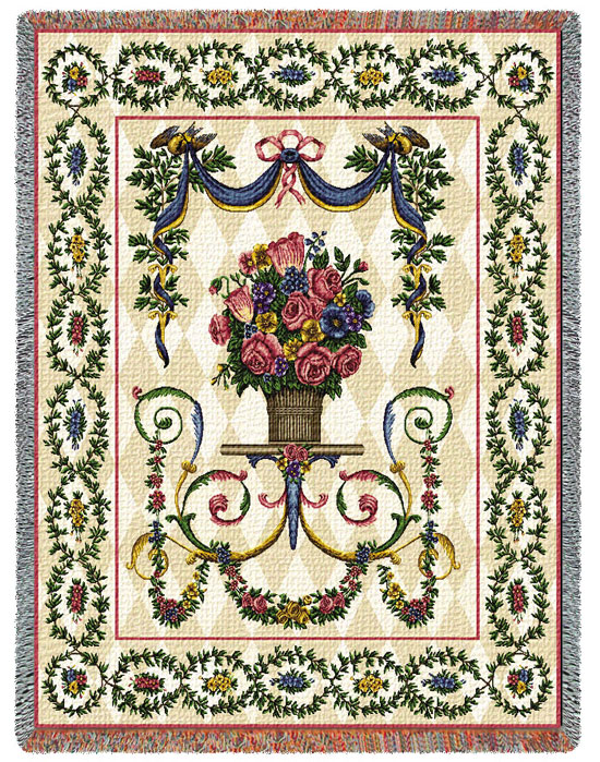 D155-2738-70*54 Floral Majesty (Botanicals) Tapestries: Tapestry gallery - Over 1500 tapestries and tapestry decorating accessories - Finest quality - Wide selection - Competitive prices - Source for