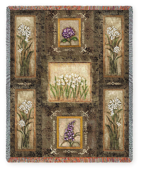 D155-2741-70*54 Garden Maze (Botanicals) Tapestries: Tapestry gallery - Over 1500 tapestries and tapestry decorating accessories - Finest quality - Wide selection - Competitive prices - Source for wh
