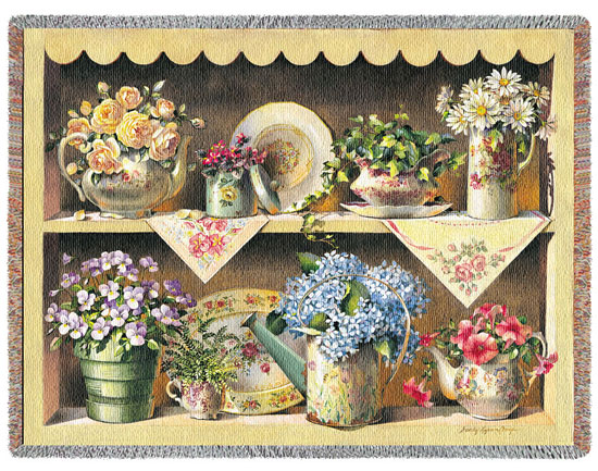 D155-2743-54*70 Cupboard Garden (Botanicals) Tapestries: Tapestry gallery - Over 1500 tapestries and tapestry decorating accessories - Finest quality - Wide selection - Competitive prices - Source fo