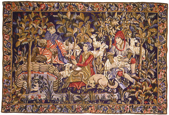 D155-2797-50*72 Shearing of the sheep Tapestries: Tapestry gallery - Over 1500 tapestries and tapestry decorating accessories - Finest quality - Wide selection - Competitive prices - Source for whole