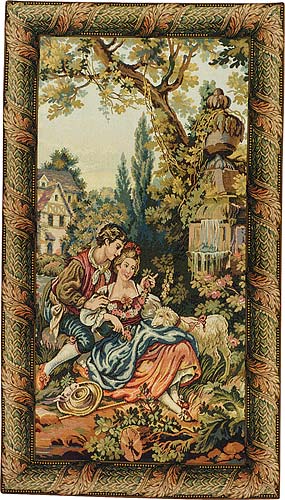 D155-280-64*38 Noble Pastorale - 02 Tapestries: Tapestry gallery - Over 1500 tapestries and tapestry decorating accessories - Finest quality - Wide selection - Competitive prices - Source for wholesa