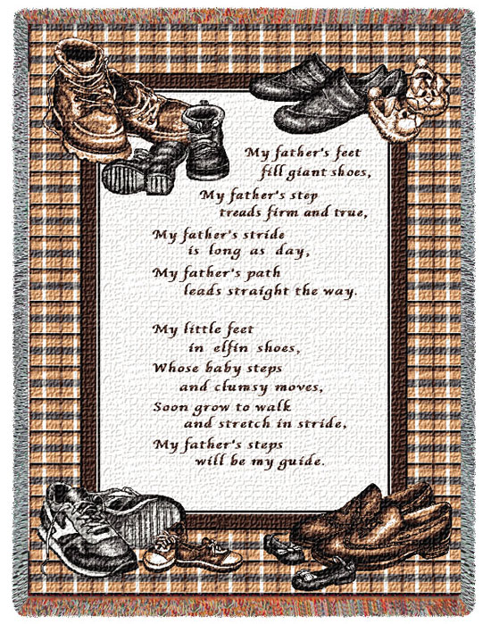 D155-2815-60*48 Dad Shoes (Inspirational) Tapestries: Tapestry gallery - Over 1500 tapestries and tapestry decorating accessories - Finest quality - Wide selection - Competitive prices - Source for w