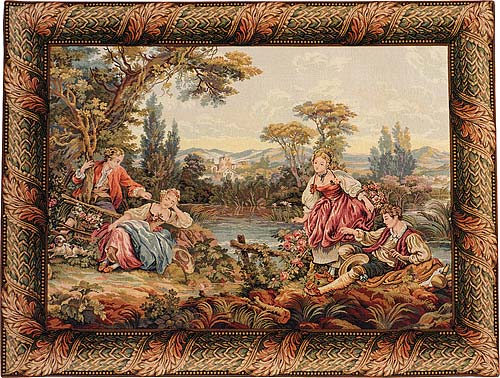 D155-283-64*88 Lakeside Rendezvous Tapestries: Tapestry gallery - Over 1500 tapestries and tapestry decorating accessories - Finest quality - Wide selection - Competitive prices - Source for wholesal
