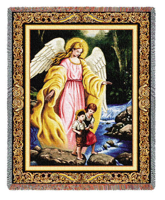 D155-2830-70*54 Watching Over You (Angels) Tapestries: Tapestry gallery - Over 1500 tapestries and tapestry decorating accessories - Finest quality - Wide selection - Competitive prices - Source for 