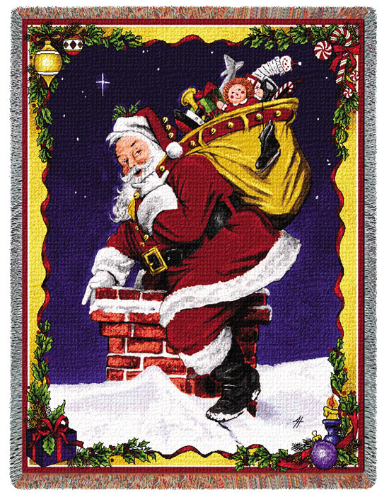 D155-2848-70*54 Down I Go (Holidays) Tapestries: Tapestry gallery - Over 1500 tapestries and tapestry decorating accessories - Finest quality - Wide selection - Competitive prices - Source for wholes