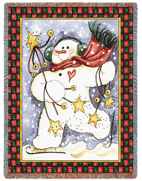 D155-2860-70*54 Dancing Snowman (Holidays) Tapestries: Tapestry gallery - Over 1500 tapestries and tapestry decorating accessories - Finest quality - Wide selection - Competitive prices - Source for 