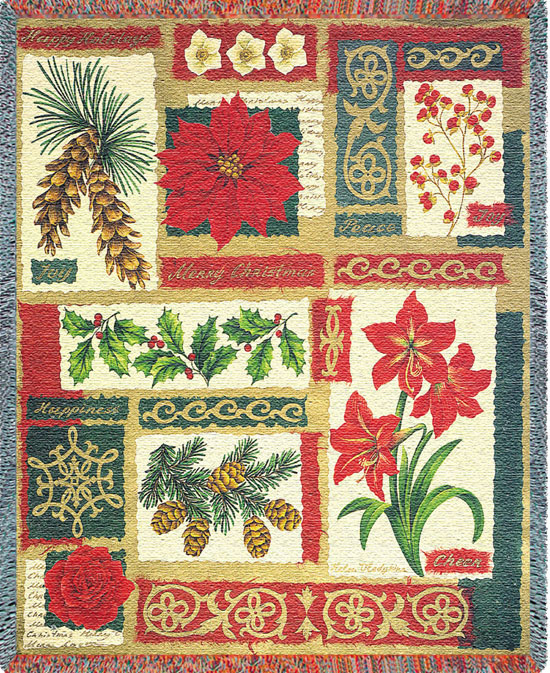 D155-2871-70*54 Christmas Collage (Holidays) Tapestries: Tapestry gallery - Over 1500 tapestries and tapestry decorating accessories - Finest quality - Wide selection - Competitive prices - Source fo