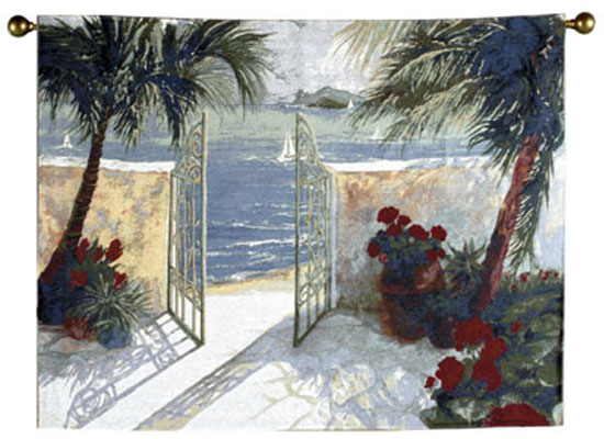 D155-2930-40*54 Gateway to the Sea Tapestries: Tapestry gallery - Over 1500 tapestries and tapestry decorating accessories - Finest quality - Wide selection - Competitive prices - Source for wholesal
