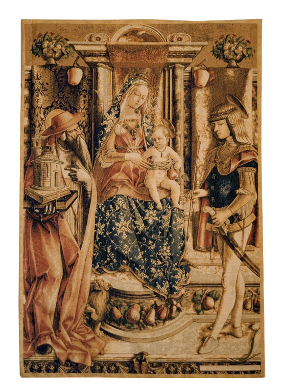 D155-2942-76*54 Madonna and Child (Chenille) Tapestries: Tapestry gallery - Over 1500 tapestries and tapestry decorating accessories - Finest quality - Wide selection - Competitive prices - Source fo