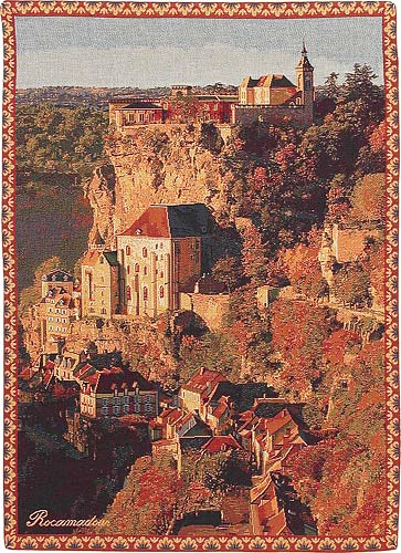 D155-296-24*19 Rocamadour (1378) Tapestries: Tapestry gallery - Over 1500 tapestries and tapestry decorating accessories - Finest quality - Wide selection - Competitive prices - Source for wholesale 