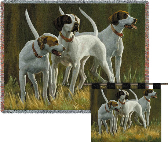 D155-2973-54*70 First Light Hounds (Dogs) Tapestries: Tapestry gallery - Over 1500 tapestries and tapestry decorating accessories - Finest quality - Wide selection - Competitive prices - Source for w