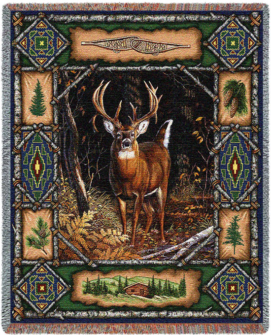 D155-2991-70*54 Deer Lodge (Lodge) Tapestries: Tapestry gallery - Over 1500 tapestries and tapestry decorating accessories - Finest quality - Wide selection - Competitive prices - Source for wholesal