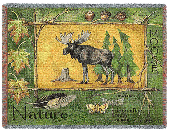 D155-2995-54*70 Nature Moose (Lodge) Tapestries: Tapestry gallery - Over 1500 tapestries and tapestry decorating accessories - Finest quality - Wide selection - Competitive prices - Source for wholes