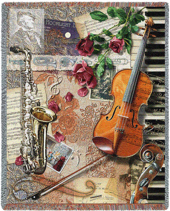 D155-3005-70*54 Ensemble (Music) Tapestries: Tapestry gallery - Over 1500 tapestries and tapestry decorating accessories - Finest quality - Wide selection - Competitive prices - Source for wholesale 