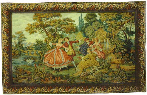 D155-301-46*66 Minuetto-1132 Tapestries: Tapestry gallery - Over 1500 tapestries and tapestry decorating accessories - Finest quality - Wide selection - Competitive prices - Source for wholesale tape