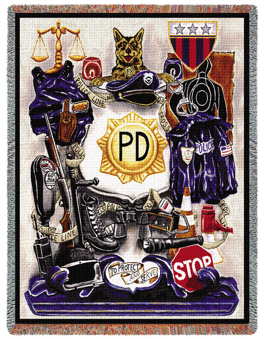D155-3012-70*54 Policemans Pride (Professions) Tapestries: Tapestry gallery - Over 1500 tapestries and tapestry decorating accessories - Finest quality - Wide selection - Competitive prices - Source